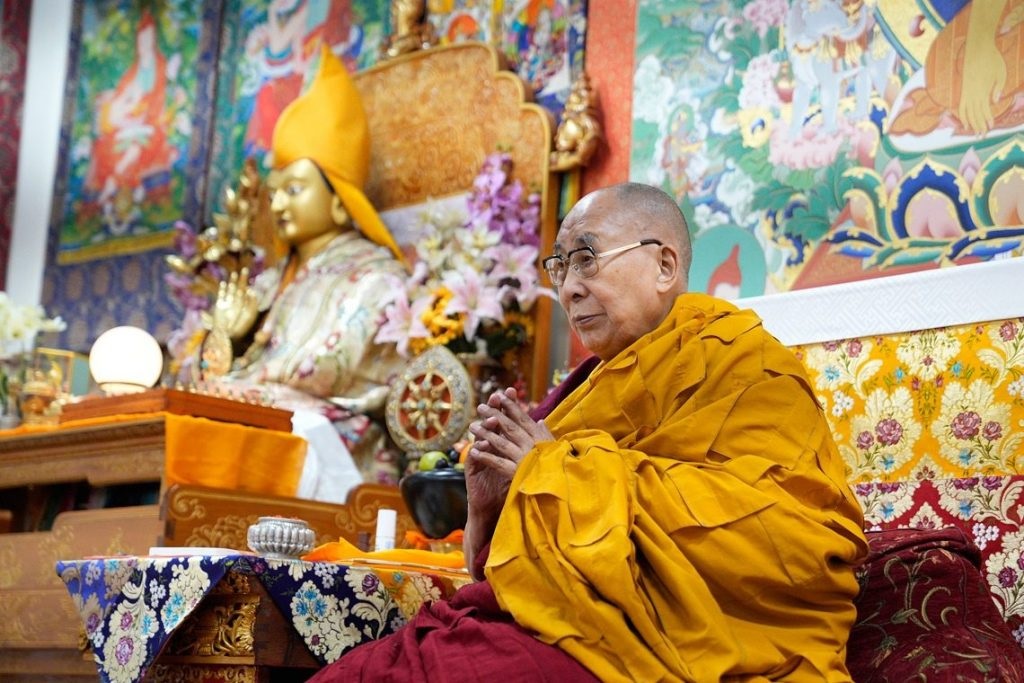 His Holiness the Dalai Lama at his residence in Dharamsala, India on March 26, 2023. (©The Office of His Holiness the Dalai Lama by Tenzin Jamphel)